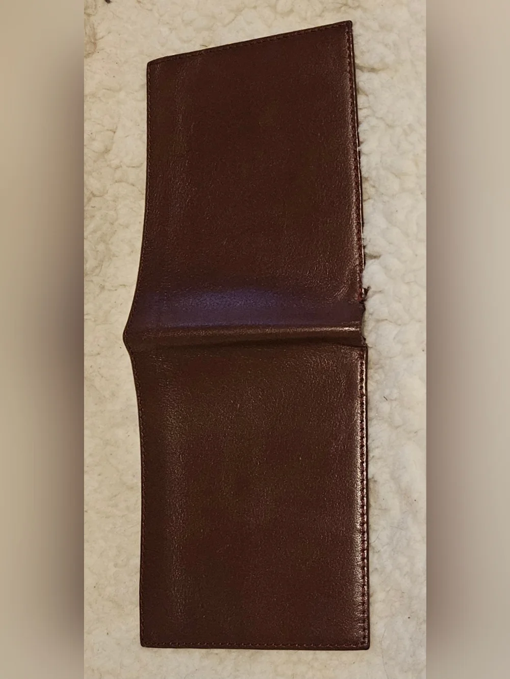 Authentic Vintage Rolex Vintage Burgundy Leather Bifold Wallet Genève Suisse Men